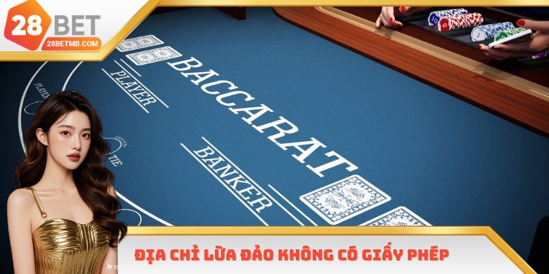 Không nên chọn địa chỉ chưa có giấy phép cá cược